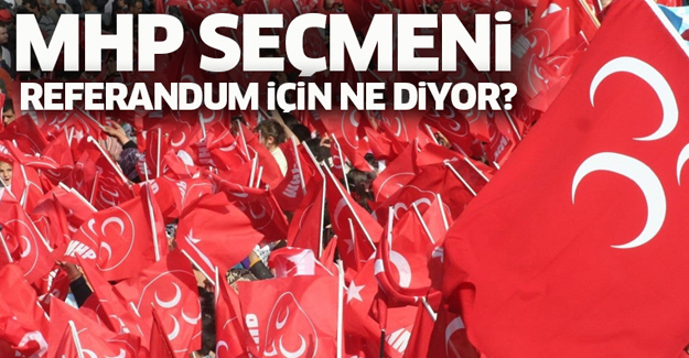 MHP seçmeni referandum için ne diyor?