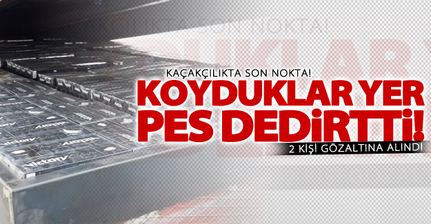 Van'ın 2 ilçesi'nde kaçak sigara operasyonu