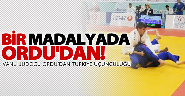 Vanlı Judocu Ordu’dan Türkiye üçüncülüğü ile döndü