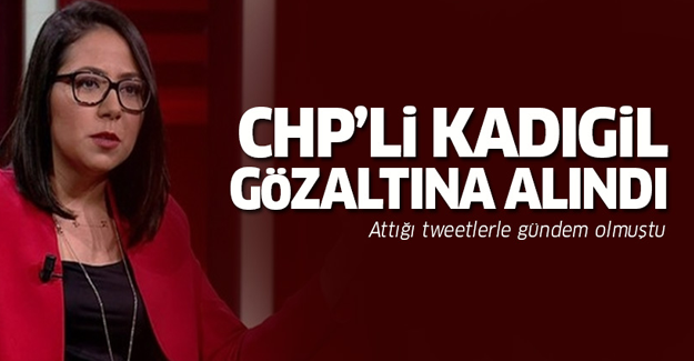 CHP'li Kadıgil gözaltına alındı