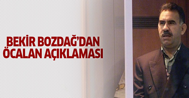 Bekir Bozdağ'dan Abdullah Öcalan açıklaması