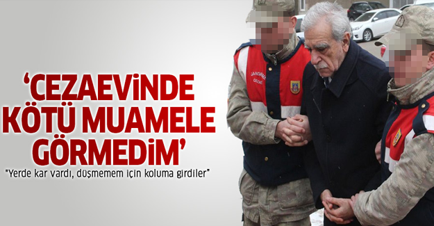 Ahmet Türk: Cezaevinde kötü muamele görmedim