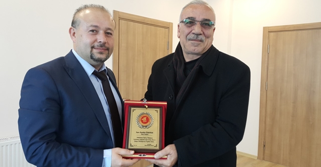 VEDAŞ'a teşekkür plaketi