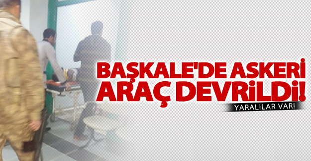 Başkale’de askeri araç kaza yaptı! Yaralılar var