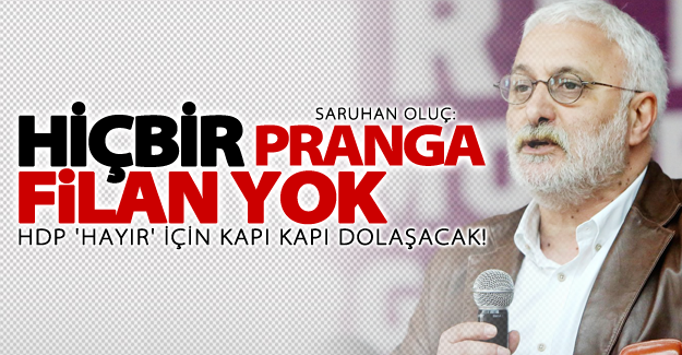 HDP 'Hayır' için kapı kapı dolaşacak