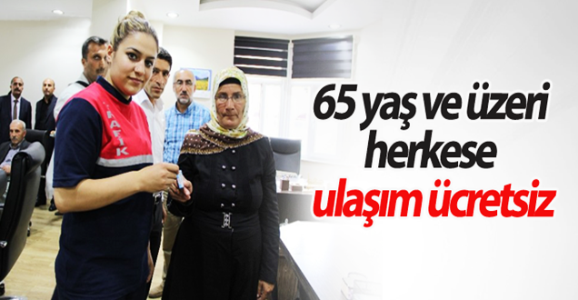 Van'da Yaşlılar ve engellilere belediye otobüsleri ücretsiz
