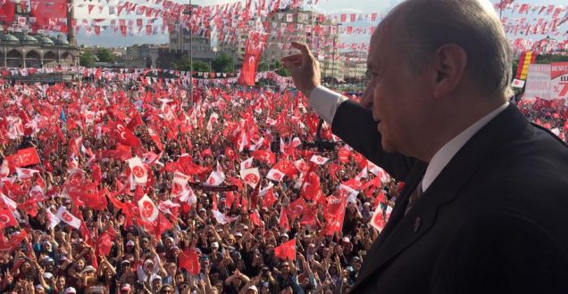 MHP Osmaniye mitingini kesintisiz internetten canlı izle!Bahçeli memleketinde