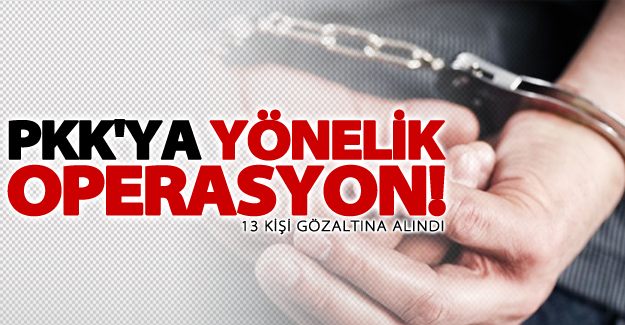 Van'da 13 kişi gözaltına alındı
