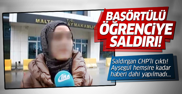 Minibüste başörtülü öğrenciye saldırı!