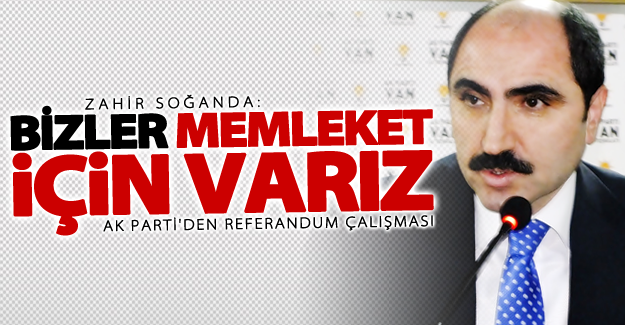 AK Parti'den referandum çalışması