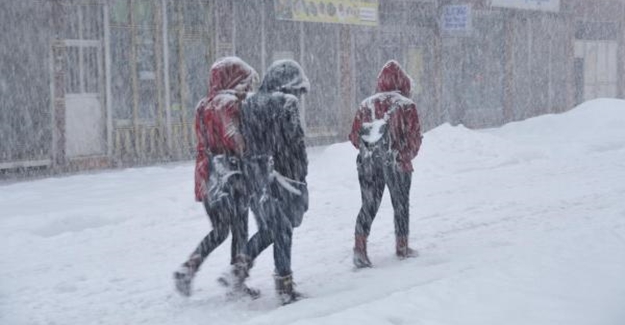 Van Merkez ve ilçeleri'nde kar etkili oluyor