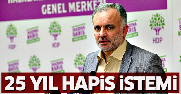 HDP Sözcüsü Ayhan Bilgen’e 25 yıl hapis istemi