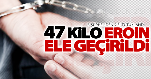 Başkale'de 47 kilo 925 gram eroin ele geçirildi