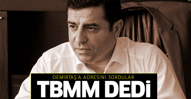 Demirtaş: Adresim Türkiye Büyük Millet Meclisi