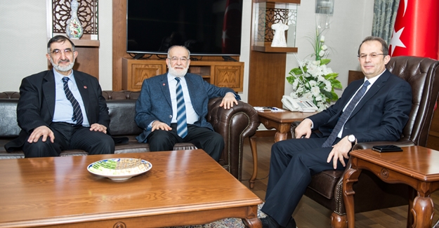 Saadet Partisi Genel Başkanı Karamollaoğlu, vali Taşyapan’ı ziyaret etti