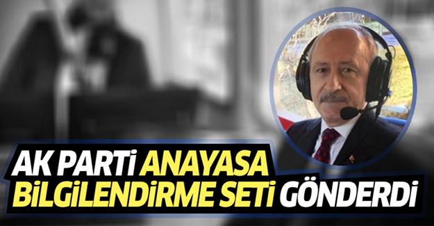 Ak Parti, anayasa gafı sonrası Kılıçdaroğlu'na 'bilgilendirme seti' gönderdi