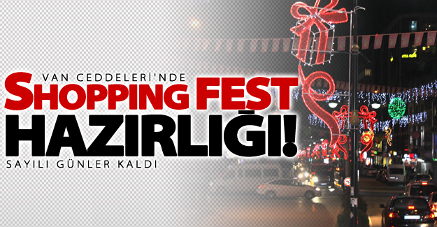 Van TSO caddeleri festivale hazırlıyor