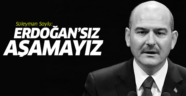 Soylu: Erdoğan'sız belaları aşamayız