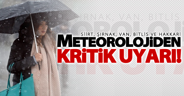 Meteorolojiden 5 İlde Yoğun Yağış Uyarısı