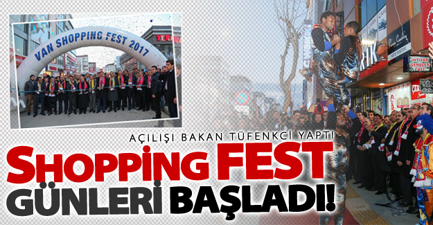 Van'da alışveriş günleri başladı!