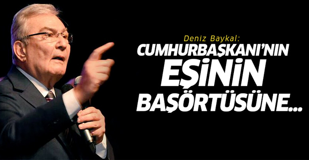 Deniz Baykal'dan başörtü açıklaması