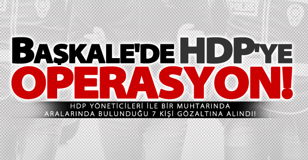 Van'da 9 ayrı adrese eş zamanlı operasyon: 7 gözaltı