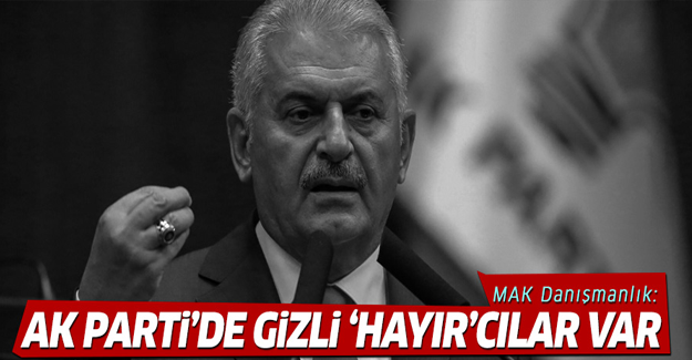 'AK Parti'de gizli 'hayır'cılar var'