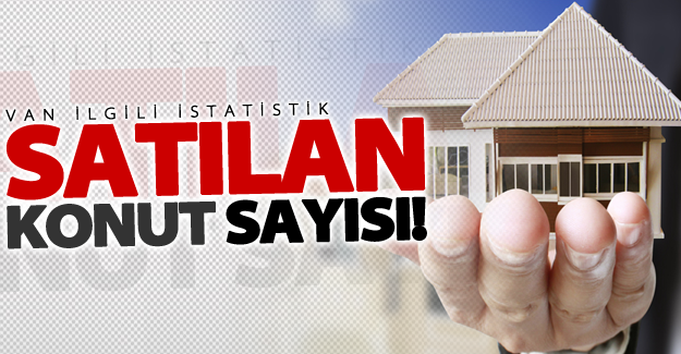 Van'daki konut satışlarıyla ilgili istatistik!