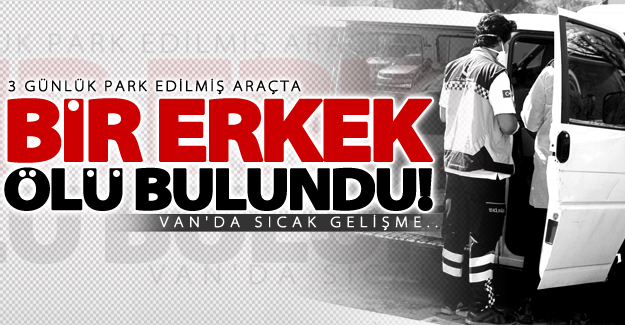 Van'da bir kişi aracında ölü bulundu