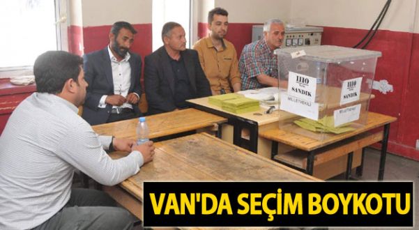 Van'da Seçim Boykotu