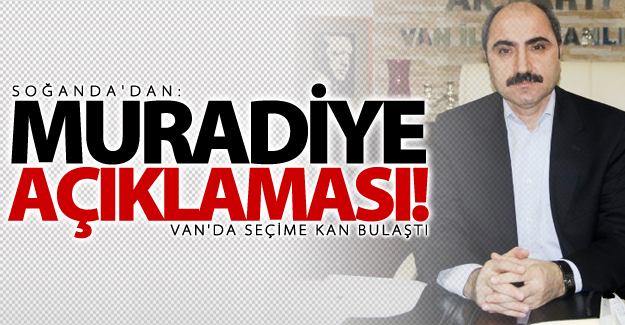 AK Parti Van İl Başkanı'ndan flaş Muradiye açıklaması