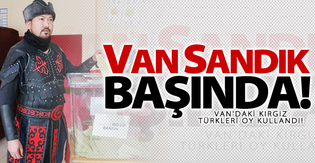 Van sandık başında! Renkli görüntüler meydana geldi