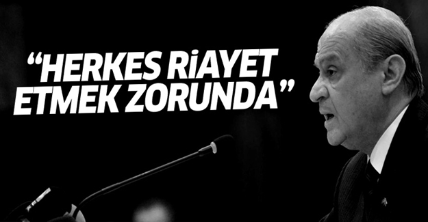 Bahçeli referandum sonuçlarını değerlendirdi