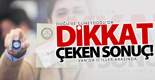En çok artış yaşanan iller arasında Van'da var