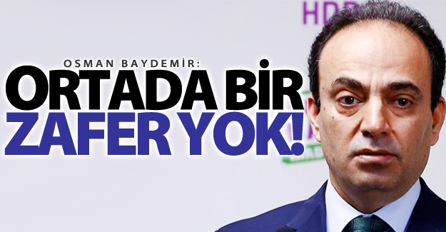 Baydemir: "Kürtler, namlunun ucunda sandığa gitti"