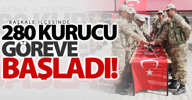 Van'da 280 yeni güvenlik korucuları göreve başladı