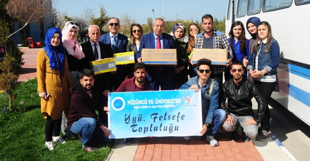 YYÜ Felsefe Topluluğundan Anlamlı Yardım