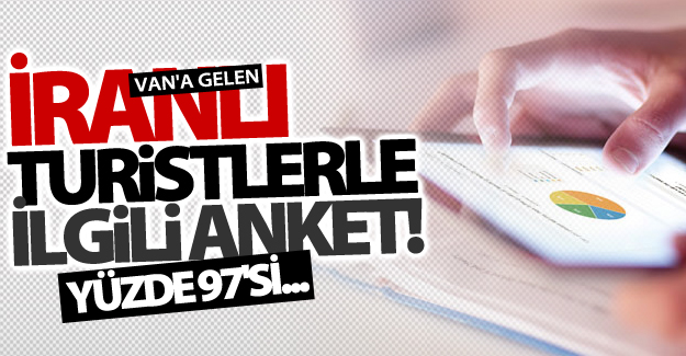 Van'a gelen İranlı turistlerle ilgili anket! Yüzde 97'si...