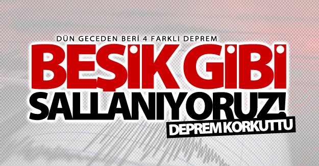 Van'da yine deprem oldu! Deprem korkuttu