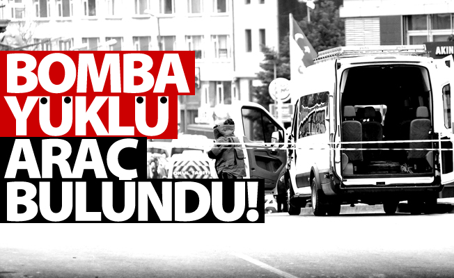 Van'da bomba yüklü araç bulundu