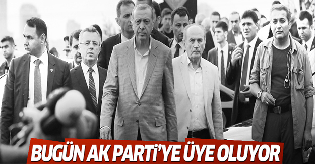 Erdoğan bugün AK Parti'ye üye oluyor