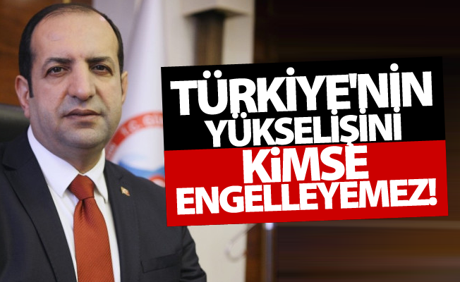 "Türkiye'nin yükselişini kimse engelleyemez"