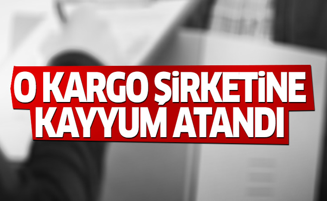 O kargo şirketine kayyum atandı