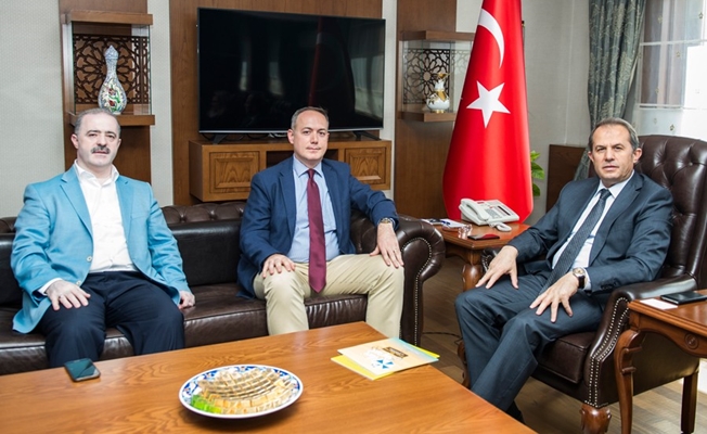 TÜRÇEV heyetinden Vali Taşyapan’a ziyaret