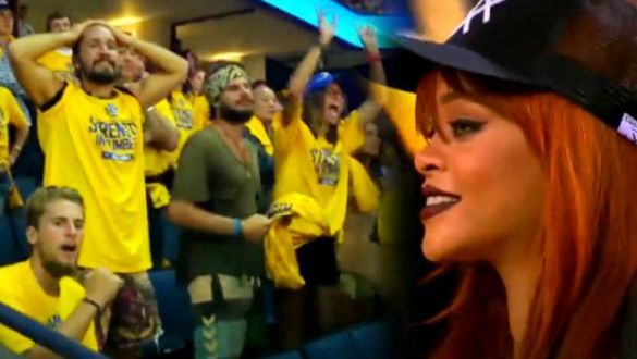 Survivor'da ünlüler NBA finalinde Rihanna ile karşılaşınca şok oldular!