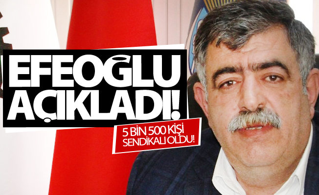Hizmet- İş Sendikası 5 bin 500 kişiyi sendikalı yaptı