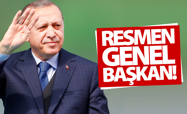 Erdoğan yeniden genel başkan!
