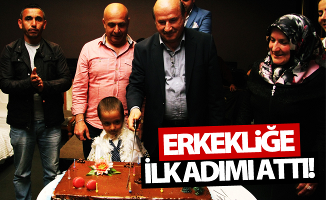 Ölümden dönen Yılmaz erkekliğe ilk adımı attı