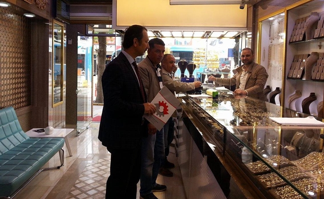 Van'daki kuyumcularda hassas terazi denetimi
