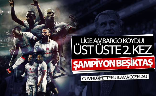 Beşiktaş’ın şampiyonluğu Van’da coşkuyla kutlandı
